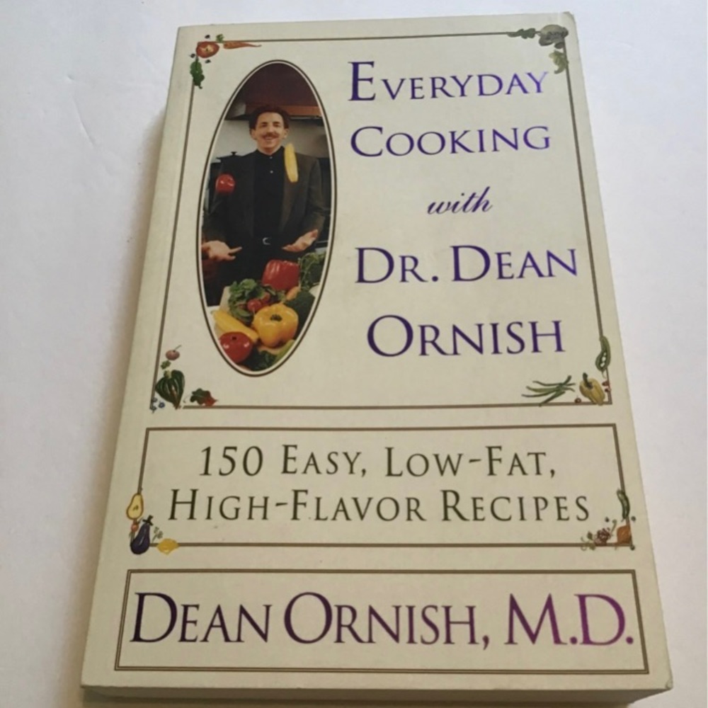 Vintage 1996,  Everyday Cooking With Dr. Dean Ornish M.D..